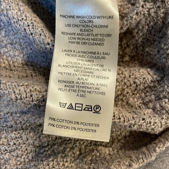 We The Free Cream Fitted Textured Deep V 3/4 Sleeve Knit Top - Picture 6 of 8